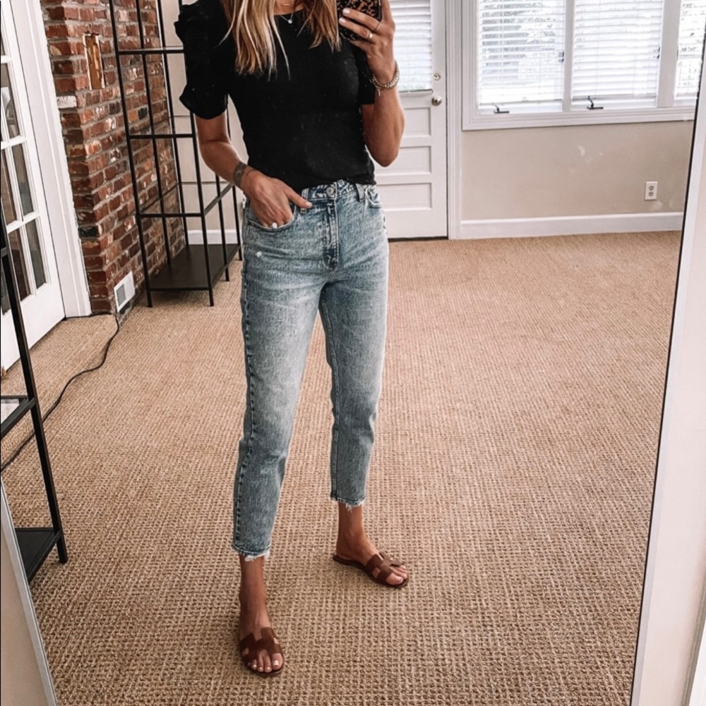 Abercrombie mom jeans